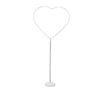 Heart Shaped Balloon Column Base Stand Reusable Wedding Garland Arch Holder for Birthday Party Baby Shower Home Decoration