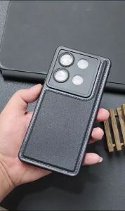 Softcase Leather Pro Macaron Black Itel A60S Itel A50