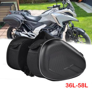 2 Cặp Túi Đựng Đồ Xe Máy Chống Nước Phù Hợp Với Nhiều Loại Xe Túi Bên Hông Túi Đựng Đồ Phía Bên Hộp Đựng Đồ Du Lịch Có Ngăn Đựng Mũ Bảo Hiểm