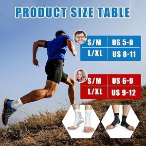 Ineoo 1 Cặp Vớ bó cho Nam Nữ miếng hỗ trợ mắt cá chân thiết kế nhẹ nhàng cho nam giới và phụ nữ thoải mái chân nén vớ