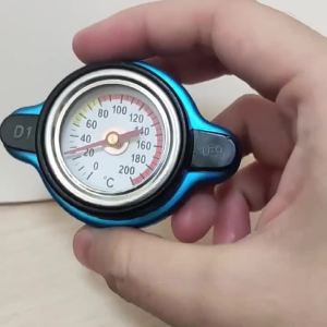 OUHOE | Nắp Tản Nhiệt Xe Máy Ô Tô 0.9Bar 1.1Bar Đầu Lớn Đồng Hồ Đo Nhiệt Độ Nước Phụ Kiện Tiện Ích An Toàn