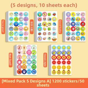 XIANGCAI | Child Reward Cartoon Stickers Non-toxic Attention-encouraging