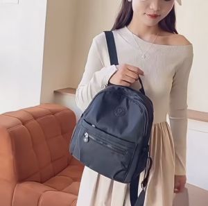 CLICKZON MALAYSIA Canvas Oxford Nylon Backpack Womens Large-Capacity Backpack Stylish and Lightweight Travel