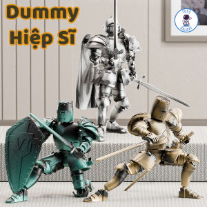 Đồ Chơi Dummy Mô Hình Hiệp Sĩ Dark Knight - Đồ Chơi Chiến Binh Có Kiếm / Khiên Sưu Tầm Decor