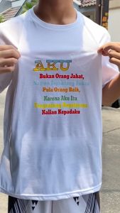 KAOS ATASAN DISTRO OBLONG DEWASA PRIA LENGAN PENDEK KEKINIAN XS-XXL-DTF-577 KAOS KEREN