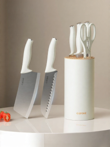 CAROTE | Antibacterial Kitchen Knife Set with Cutting Board