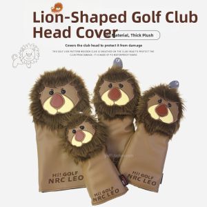 Dominant | Waterproof Thicker Plush Golf Head Cover with Lion Cartoon Design