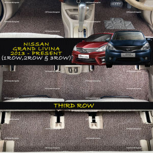 CARPET Nissan Grand Livina 2007-Present (1  2 & 3 ROW / 18mm)