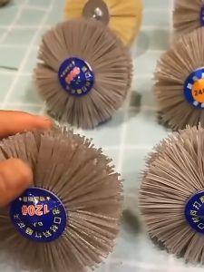 1PCS Woodwork Nylon Wheel Brush 6mm Abrasive Burr Grinding Head Flower Head Polish Berus Dawai Tembaga Mata Polish抛光花头刷