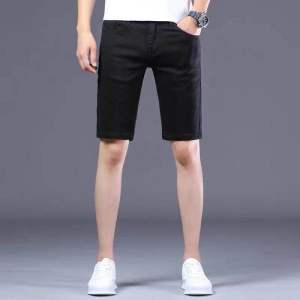 Maong Plain Shorts casual mens short stretch shorts men