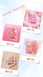 บลัชออน ปัดแก้ม ทีมมี่ ทรู บลัชเซอร์ QTEAMMY TRUE LOVE BLUSHER