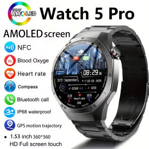 GT5 PRO GPS Trajectory Sport Smart Watch Men Watch 5 Pro 1.52" Ultra AMOLED Screen BT Call Heart Rate IP68 SmartWatches Woman