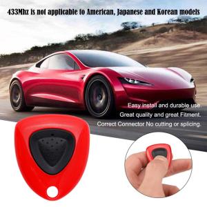 433Mhz For Tesla Model 3/Y Car Remote Control Charging Key Pile Opening Modely Open Button Port Cover Charger Cover Chip Tools