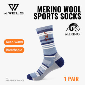 WRELS tất len ​​Merino Thấm hút mồ hôi thoáng khí đang chạy Đi bộ đường dài#WZ1027