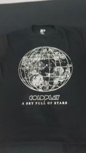 Kaos band Coldplay A Sky Full Of Stars T shirt distro pria
