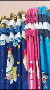 Gorden Rumbai Pintu Motif Bunga 6 Gelombang 12 Ring  Terlaris Estetik