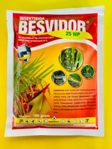 Insektisida racun kontak & lambung BESVIDOR imidakloprid 25 joss tenann jisi 100gr