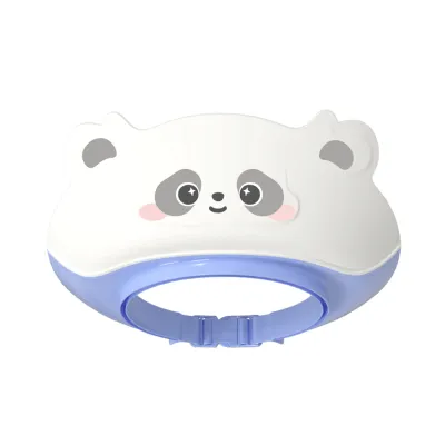 Aibedila | Baby Adjustable Size Shampoo Cap Crown Baby Shower Cap Children Cartoon Bath Visor Infant Hair Shield Ear Protection Waterproof