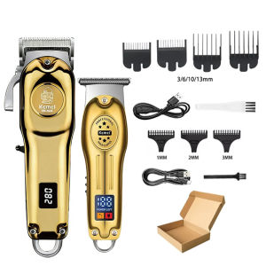 Kemei | Kemei USB Charing Hair Clippers Professional Trimmers Rechargeable Electric Shaver Beard Trimmer For Men KM-2628 KM-678 Kit