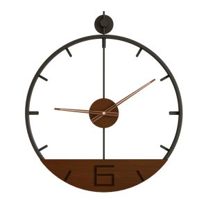 Minimalist Nordic Series Retro Clock Iron Art Hot Sale Morden Home Living Room Clocks Simple and Fashion Creative Vintage Wall Clock Decorations 50x58cm