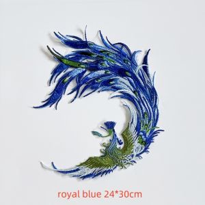 Phụ Kiện Thêu Thêu Thủ Công DIY Cho Váy Cờ Lê Hoa Văn Chim Phượng Nhiều Màu Sắc Lưới Vá Váy Trang Trí Vá Váy