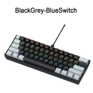 ATTACK SHARK | Original Brand APAYADO K61 Mini Mechanical KeyboardWired61 KeysPhantom RGB Blue Mechanical Switch for Gaming60% Portable