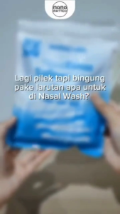 Nasal Rinse Salt 1 Packets Sachet / Garam Air Saline Cuci Hidung Waterpulse Pembersih Hidung BANDUNG