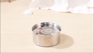 Dog Water Bowl with Floating Board Clean Water Bowl for Dogs Capacity Stainless Steel Dog Water Bowl