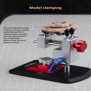 Ustar UA-90633 2-In-1 360°Aluminum Bench Vise Model Making Multifunctional Portable Workbench Holder 0.5mm-50mm Clamping Lightweight for Gundam Model Making Art DIY Tool
