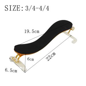 IRIN | Astonvilla Violin Shoulder Rest Professional 1/2 4/4 Fiddle Shoulder Pad Black Stringed Instrument Accessories