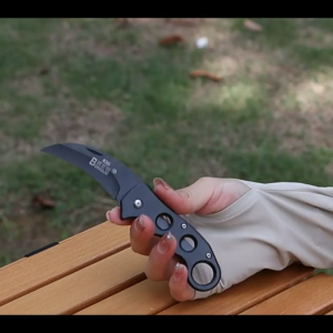 🔪【ส่งจากไทย】✅ถูกสุด K44 มีดพับทรงกรงเล็บ มีที่เหน็บเข็มขัด พกพาสะดวก (Folder Knife) K44