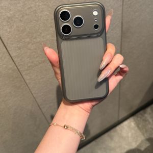 YOUSIDUN | Transparent Frosted Skin Feeling Soft Shell With Wavy Texture Thin Large View Phone Case