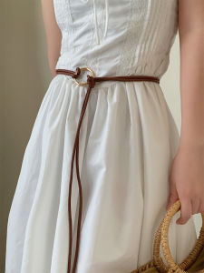 Fashionable Metal Circle Waist Belt for Women Summer 2025 New Design Versatile Dress Accessory Thin Waist Rope Stylish Belt