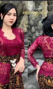 KEBAYA BALI BROKAT SEMI PRANCIS KEBAYA BROKAT KUTU BARU MODERN