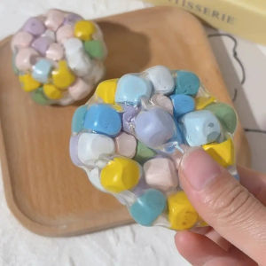 Squishy Dopamine Stress Ball Sensory Toys for Adults Anxiety Relief Fidget Toys Squeeze Balls for ADHD Autism Focus