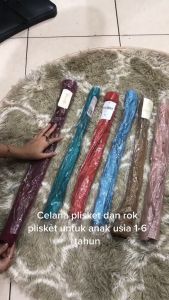 Celana Kulot Plisket anak perempuan usia 1-6 Tahun