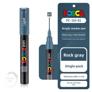 Japan Uni Mitsubishi Posca Acrylic Marker Pen PC-1M/3M Anime Painting Water-Based Paint Pen Pop Advertising Marker Poster Graffiti Pen 24 Color Student for Art Students Only Pencil Set Painting Shoes