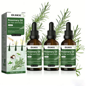 Rosemary Hair Growth Oil Hair Care Thickness Loss Deep Nourishing Scalp Care Strengthen Repair Damaged Oil Control For Men Women