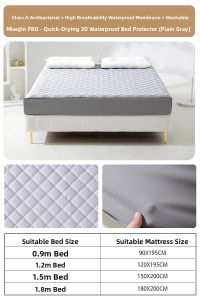 Mercury | Antibacterial Dust Mite Repellent Waterproof Mattress Protector