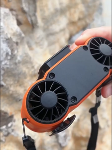 พัดลมคาดเอว 10000mAhแบตเตอรี่ พัดลม เด่นเลขอัจฉริยะ ยาวนานต่อเนื่อง จากเช้ายันค่ำ พัดลมติดเอว พัดลมเหน็บเอว