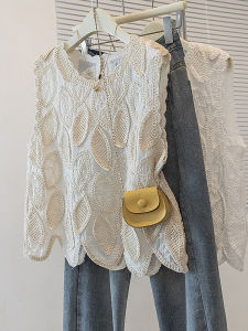AIYITI | Lace Embroidery Plus Size Vest