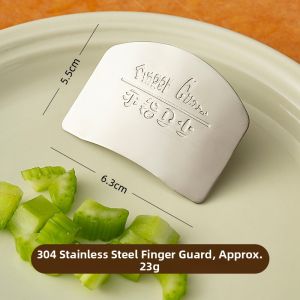 Onlycook Iron Nail Stainless Steel Finger Covers for Cutting Vegetables And Meat Hand Protection Kitchen Tools Finger Guard