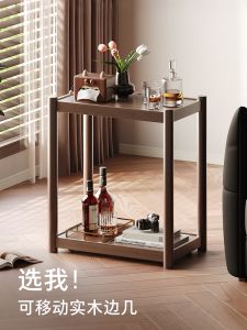 เก้าอี้มุมแบบเคลื่อนที่ขนาดเล็ก KUKa สำหรับห้องทำงาน ชั้นวางของไม้แห้ง พื้นที่เก็บของสำหรับห้องนั่งเล่น ชั้นวางของแบบเคลื่อนที่สำหรับห้องนั่งเล่น