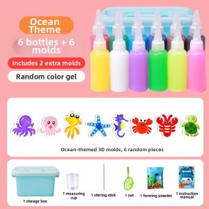 XIONGBUFAN | Glow in Dark Non-Toxic Aquabeads Toy