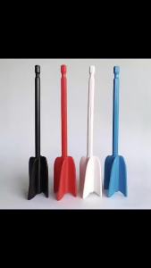 Epoxy Resin Mixer Drill Attachment Paddle Mixing Head for Paint Resin Liquid Stirring Tool with Drill Chuck Adapter Efficient
