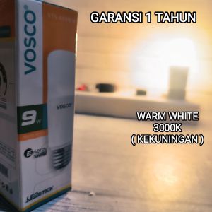 VOSCO LAMPU LED STICK 9W 9 WATT CAHAYA WARM WHITE 3000K ( KEKUNINGAN ) SNI GARANSI 1 TAHUN BAGUS KUALITAS TERBAIK