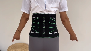 NEENCA Breathable Back Support Belt Dual Compression Lumbar Waist Brace Adjustable Lumbar Support Wrap for Men Women Running Workout Gym Sports Lower Back Pain Relief