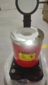 PHYHOO 3KG gold melting furnace without mesh red/black for metal smelting UK plug 220V