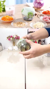 Máy xay cắt lát tỏi ớt rau củ thực phẩm đa năng Mini cầm tay thái lát Cao Cấp nhiều cấp độ MX3