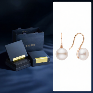 TH | Elegant Womens Freshwater Pearl Earrings Sterling Silver